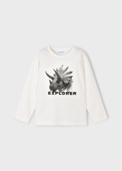 Μπλούζα μακρυμάνικη explorer - ΚΡΕΜ 5Y