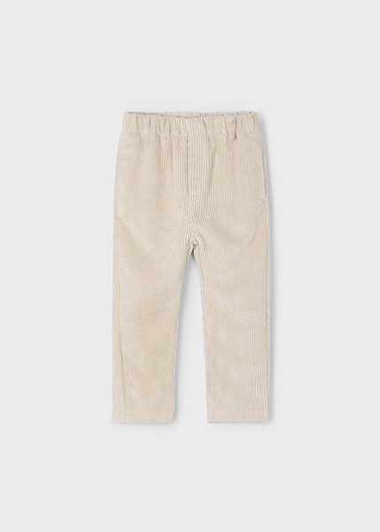 Παντελόνι jogger κοτλέ - ΓΚΡΙ 5Y