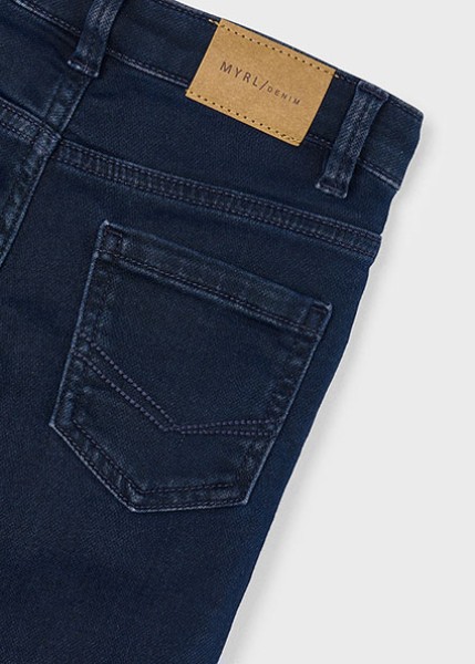 Παντελόνι soft denim 5τσεπο - ΜΠΛΕ ΕΝΤΟΝΟ 5Y