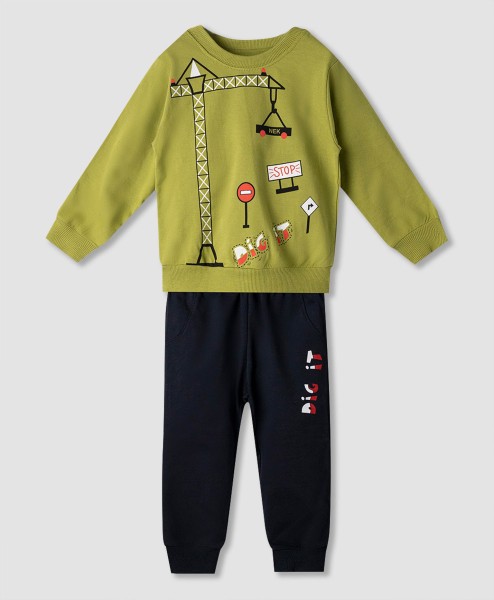 Σετ φόρμα αχνούδιαστη - ΠΡΑΣΙΝΟ 5Y