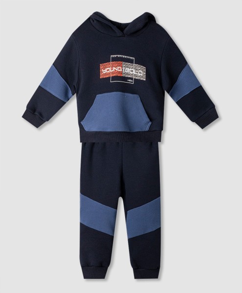 Σετ φόρμα φούτερ - ΜΠΛΕ 2Y