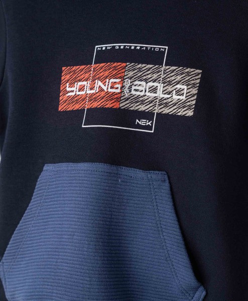 Σετ φόρμα φούτερ - ΜΠΛΕ 2Y