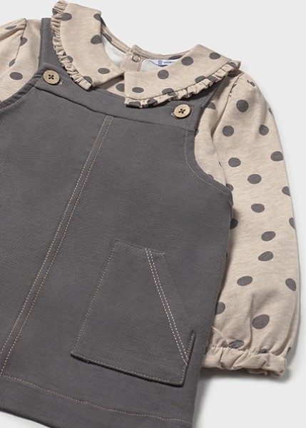 Σετ φούστα σαλοπέτα - ΓΚΡΙ 12M