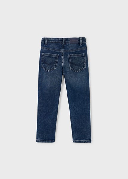 Παντελόνι soft denim 5τσεπο - ΜΑΥΡΟ ΜΠΛΕ 6Y