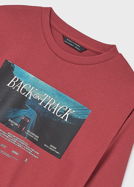 Μπλούζα μακρυμάνικη - ΚΟΚΚΙΝΟ 12Y