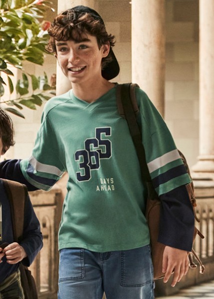 Μπλούζα διπλά μανίκια - ΠΡΑΣΙΝΟ 16Y