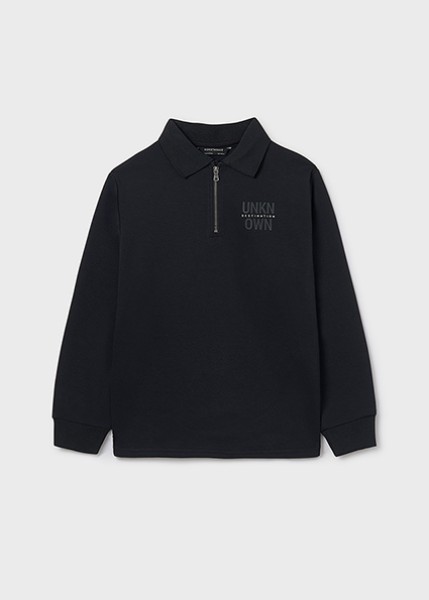 Φούτερ φερμουάρ - ΜΑΥΡΟ 12Y