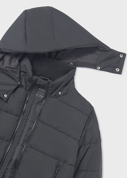 Μπουφάν αντίθεση φερμουάρ - ΜΑΥΡΟ 12Y