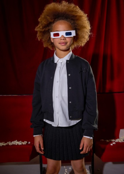 Σακάκι bomber - ΜΑΥΡΟ 10Y