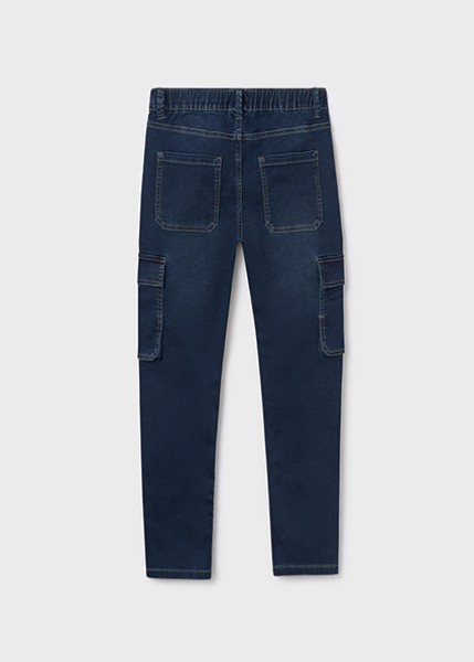 Παντελόνι soft denim jogger - ΤΖΙΝ ΣΚΟΥΡΟ 10Y