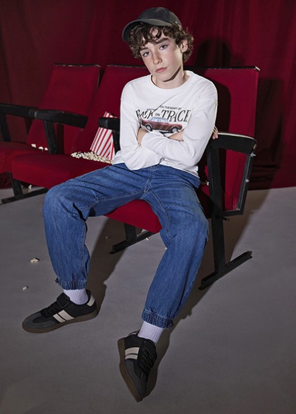 Παντελόνι denim cargo parachute - ΤΖΙΝ 16Y