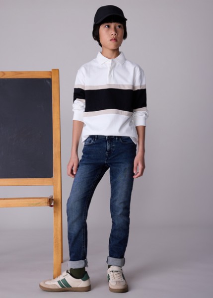 Παντελόνι soft denim - ΜΑΥΡΟ ΜΠΛΕ 18Y