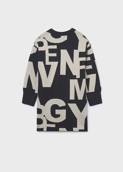 Φόρεμα ζακάρ - ΜΑΥΡΟ 10Y