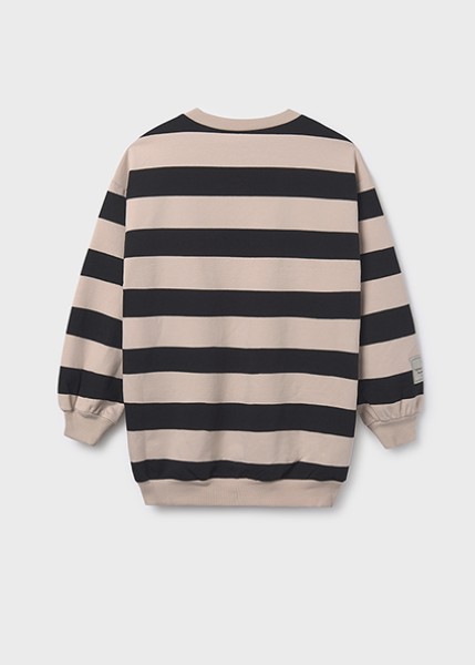 Φόρεμα ριγέ - ΜΑΥΡΟ 16Y