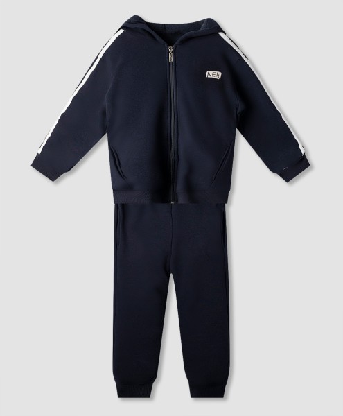 Σετ φόρμα φούτερ με ζακέτα - ΜΠΛΕ 14Y