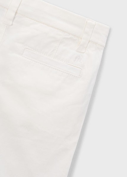 Βερμούδα chino καπαρτινέ βασική - ΚΡΕΜ 4Y