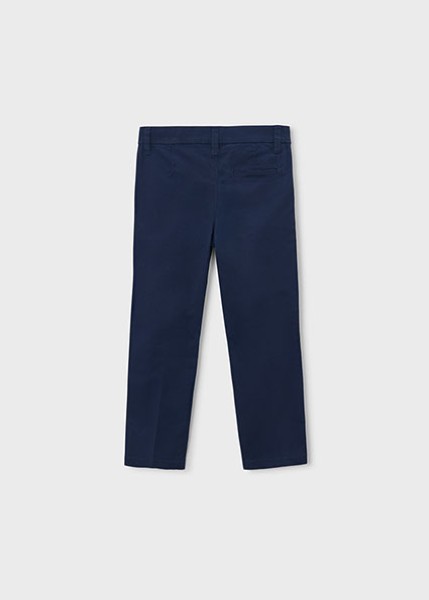 Παντελόνι chino καπαρτινέ βασικό - ΝΑΥΤΙΚΟ ΜΠΛΕ 2Y