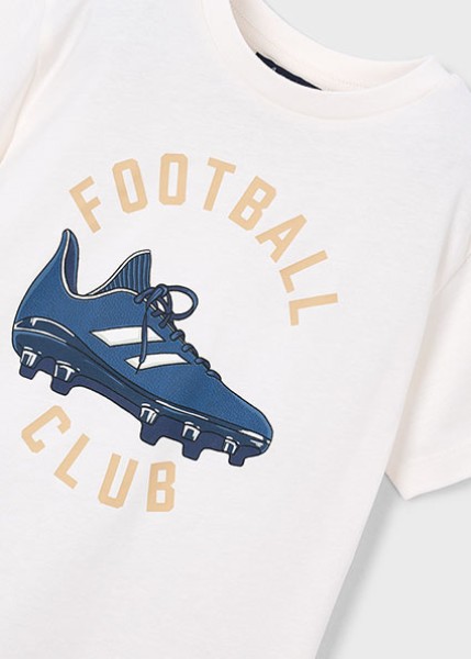 Μπλούζα κοντομάνικη football club - ΚΡΕΜ 9Y