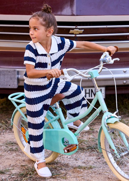 Σετ πσντελόνι μακρύ πλεκτό - ΜΠΛΕ 6Y