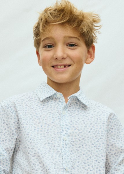 Πουκάμισο μακρυμάνικο γιακάς - ΣΙΕΛ 16Y