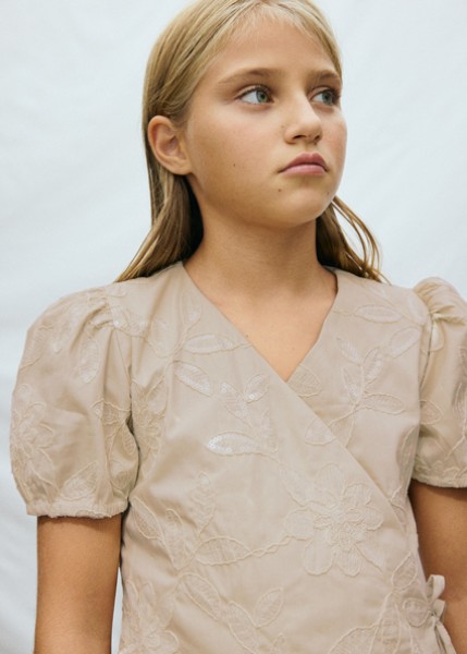 Σετ παντελόνι μακρύ κεντητό - ΜΠΕΖ 16Y