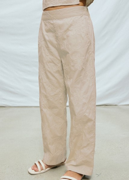 Σετ παντελόνι μακρύ κεντητό - ΜΠΕΖ 16Y