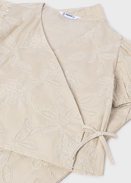 Σετ παντελόνι μακρύ κεντητό - ΜΠΕΖ 16Y