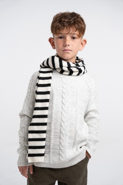 Μπλούζα πλεκτή - ΓΚΡΙ 6Y