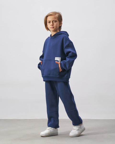 Σετ φόρμα με κουκούλα - ΜΠΛΕ 13Y