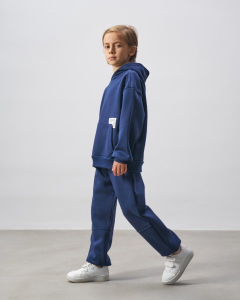 Σετ φόρμα με κουκούλα - ΜΠΛΕ 8Y