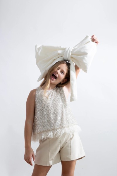 Σετ παγιέτα φτερά εκρού - ΕΚΡΟΥ 5/6Y