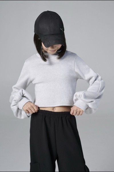 Μπλούζα πλεκτή - ΓΚΡΙ 10Y