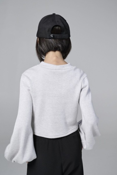 Μπλούζα πλεκτή - ΓΚΡΙ 10Y