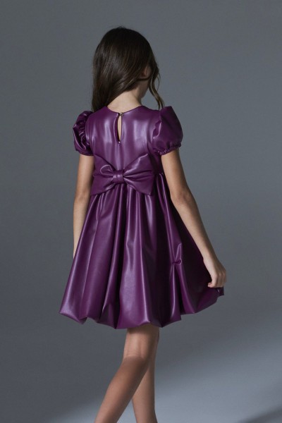 Φόρεμα δερματίνη - ΜΑΤΖΕΝΤΑ 12Y