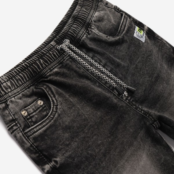 Σετ φούτερ τζιν βερμούδα - ΛΕΥΚΟ 16Y