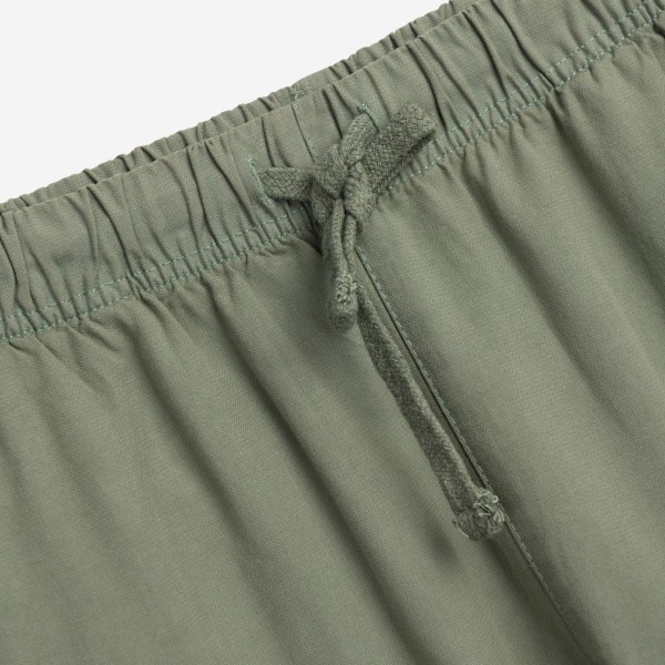 Παντελόνι με λάστιχο ελαστικό λινό - ΧAKI 10Y