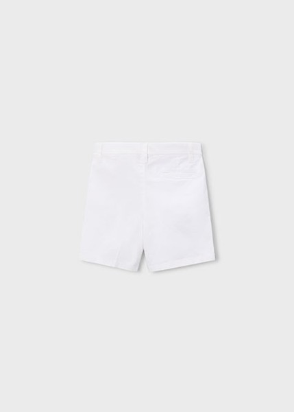 Βερμούδα chino καπαρτινέ βασική - ΛΕΥΚΟ 7Y