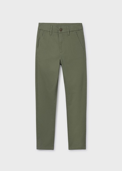 Παντελόνι chino basic - ΠΡΑΣΙΝΟ 10Y