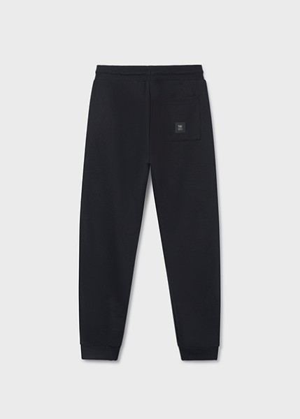 Παντελόνι φούτερ βασικό - ΜΑΥΡΟ 16Y