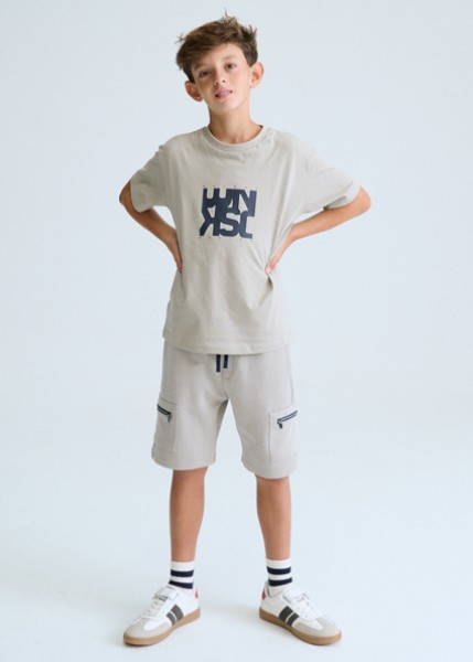 Μπλούζα κοντομάνικη βασική - ΚΑΦΕ 14Y