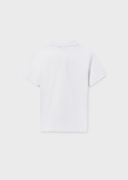 Πόλο κοντομάνικο βασικό - ΛΕΥΚΟ 14Y