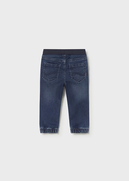 Παντελόνι soft denim jogger - ΤΖΙΝ ΣΚΟΥΡΟ 12M