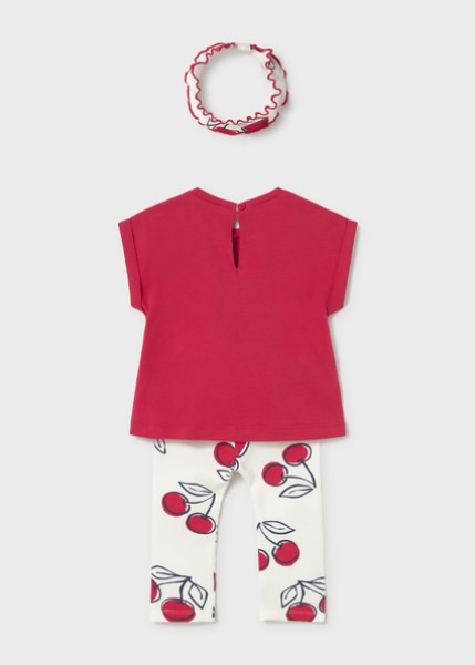 Σετ κολάν με κορδέλα - ΚΟΚΚΙΝΟ 12M