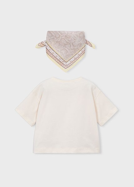 Μπλούζα κοντομάνικη μαντήλι - ΜΠΕΖ 10Y