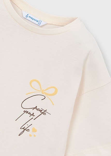 Μπλούζα κοντομάνικη μαντήλι - ΜΠΕΖ 10Y