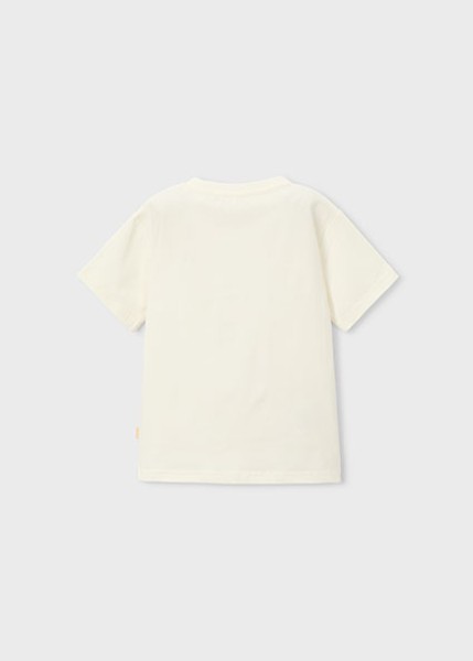 Μπλούζα κοντομάνικη κεντητή - ΚΡΕΜ 7Y