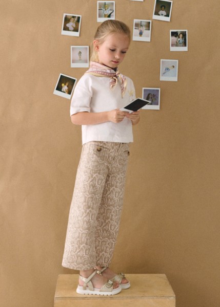 Παντελόνι μακρύ καπαρτινέ - ΜΠΕΖ 7Y