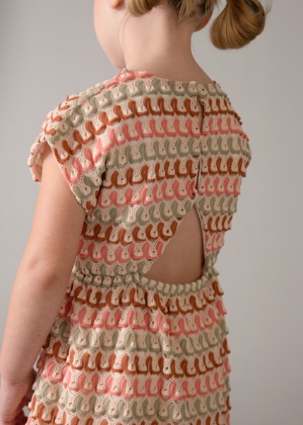 Φόρεμα μακό φαντασία - ΜΑΝΤΑΡΙΝΙ 10Y