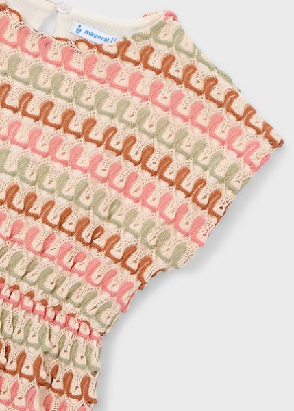 Φόρεμα μακό φαντασία - ΜΑΝΤΑΡΙΝΙ 10Y