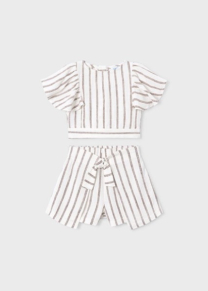 Σετ φούστα ριγέ - ΜΠΕΖ 2Y